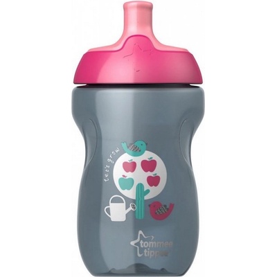 Tommee tippee sportovní láhev explora růžová 300 ml