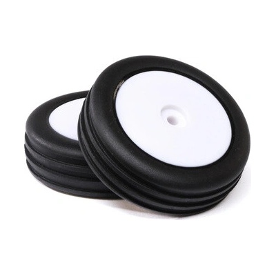 Losi koleso s pneu Wide Body Rib, predné, disk biely (2): Mini-B (LOS41049)