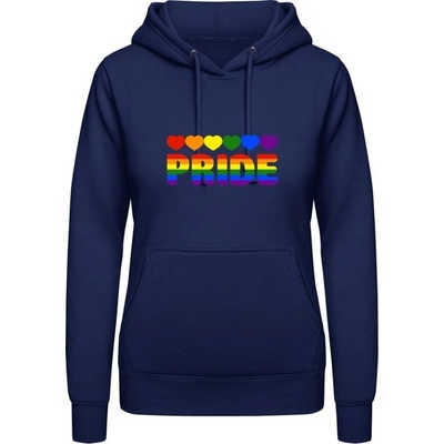 AWDis Pride mikina s Dúhovým dizajnom Pride oxfordská modrá