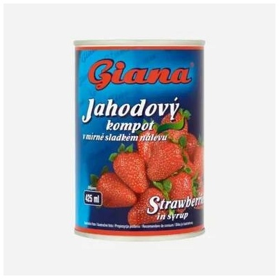 Giana Jahodový kompot 425 ml () 400 g