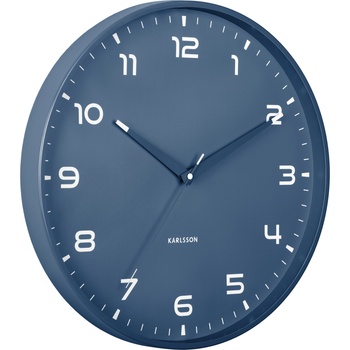 Karlsson Orgullo стенен часовник, син (KA6053BL)