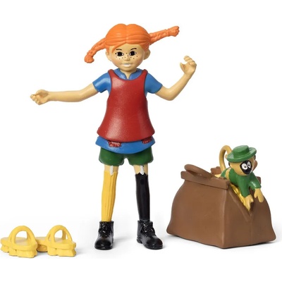 Pippi Кoмплект фигурки Pippi - Пипи Дългото чорапче (44379300)