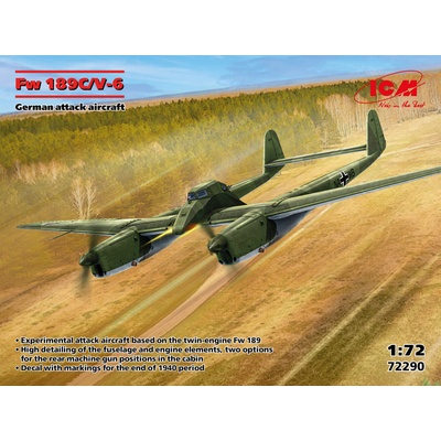 ICM Focke Wulf Fw 189C/V 6 German Attack Aircraft 1:72