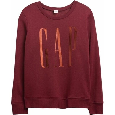 GAP V-LOGO DOORBUSTER CREW dámská mikina s logem červená
