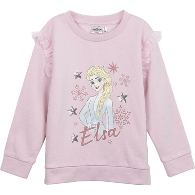 Cerdá mikina dívčí s Elsou Frozen růžová