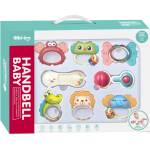 Chipolino Сет дрънкалки и гризалки Chipolino - Животни, 8 части (DRN02460881)