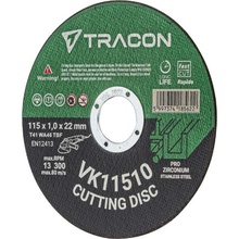 Tracon rezný kotúč 115 x 1,0 x 22 mm VK11510