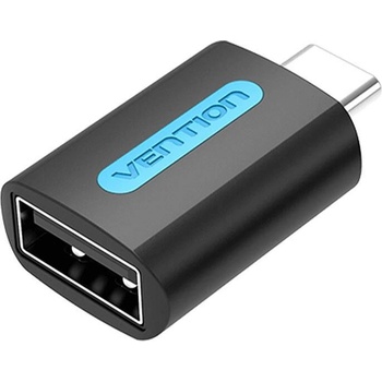 Vention USB-C (M) to USB 2.0 (F) OTG Adapter Black PVC Type CDTB0