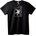 NOONEBRAND Тениска Черупков Ангелски Дизайн - 5XL, Black