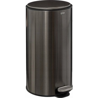 5five Úzký kuchyňský odpadkový koš DELTA, měkké dovírání, 30 l