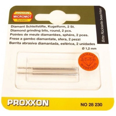 Diamantové guľové stopkové brúsky Proxxon 28230