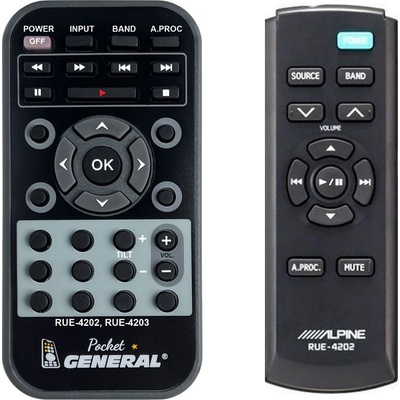 GENERAL Alpine rue-4202 - дистанционно управление дубликат (rue-4202)