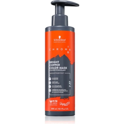 Schwarzkopf Chroma ID Color Mask Интензивна възстановяваща цветна маска За коса цвят 7-77 Bright Copper 300ml
