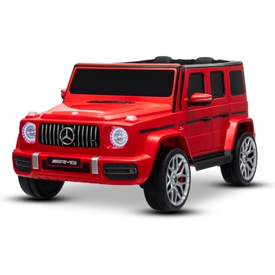 Mercedes-Benz G63 AMG 4x4 Двуместен Акумулаторен Джип, Червен, Литиева Батерия, EVA Гуми и Дистанционно (56321458)