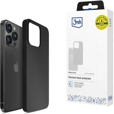 3mk Protection Силиконов кейс 3mk за iPhone 16 Pro Max - черен (5903108586641)