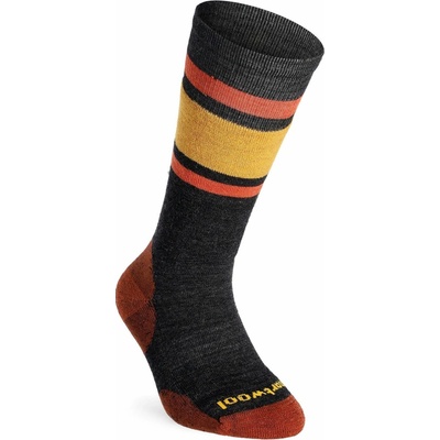 Smartwool Kids' Wintersport Full Cushion Stripe Ot Snow charcoal