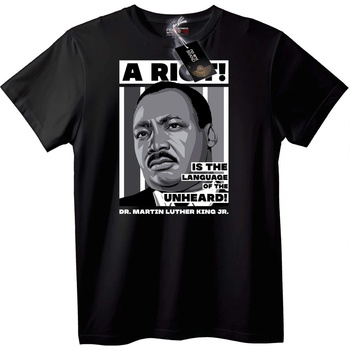 NOONEBRAND Тениска МЛК Бунт език на онеправданите - XXS, White