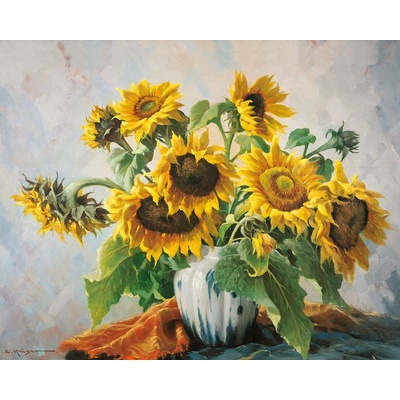 Obraz slunečnice 1 deska 40x50