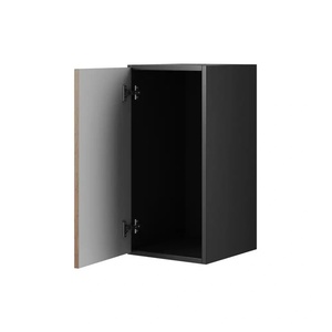 Cama meble Cama пълен шкаф за съхранение ROCO RO3 75/37/39 бял/черен/бял (RO3 BI/CZ/BI)