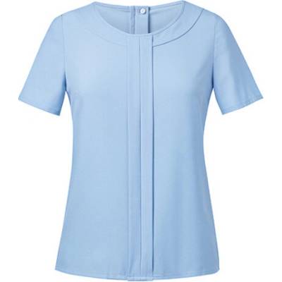 Brook Taverner dámska blúzka s krátkym rukávom BR803 Sky Blue
