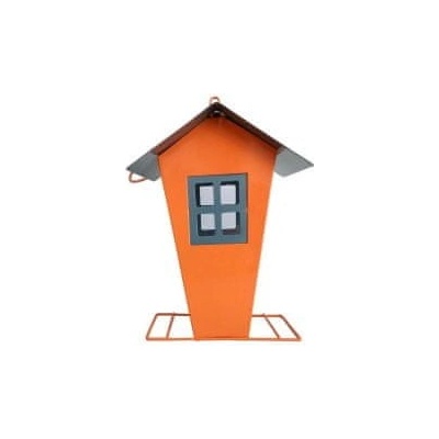 J.A.D. Tools Kŕmidlo vtáčí domček 15 x 11 x 22 cm kov