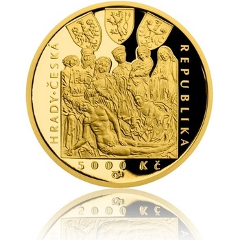Česká mincovna Zlatá mince 5000 Kč 2018 Zvíkov proof 15,55 g