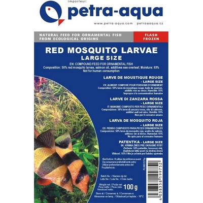 Petra-Aqua Mražená patentka červená velká 100 g