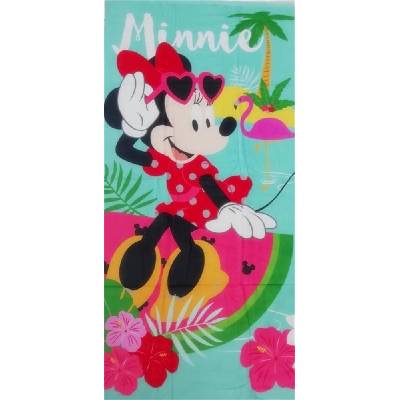 SETINO Plážová osuška Minnie na pláži 70 x 140 cm
