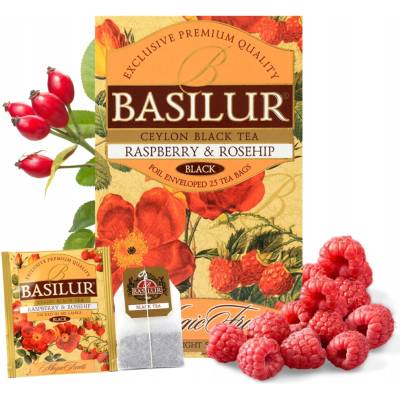 Basilur Magic Fruits čierny čaj Raspberry 25 x 2 g