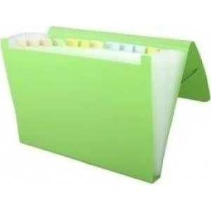 Penmate Briefcase with compartments A4 PP-104 green PENMATE