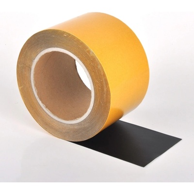 Univerzální podlahová páska WT-5125 – PVC, černá, 75 mm × 10 m