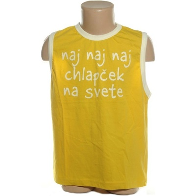 Detské tielko Naj chlapček naj naj naj Žltá