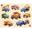 Dino - Puzzle Drevená vkládačka Tatra 8 dielikov - 1 - 39 piese