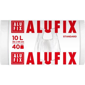 Alufix Pytle Premium se zavazováním + 16cm 10l 10µm 40ks bílá