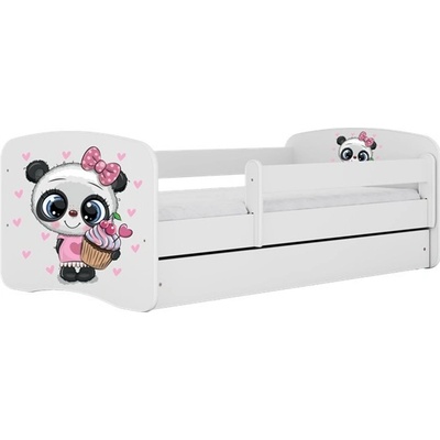 Kocot kids Babydreams panda biela se šuplíkys matrací