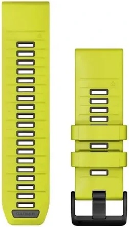 Garmin QuickFit® 26 Amp Yellow/Graphite силиконова каишка 010-13393-08 (010-13393-08)