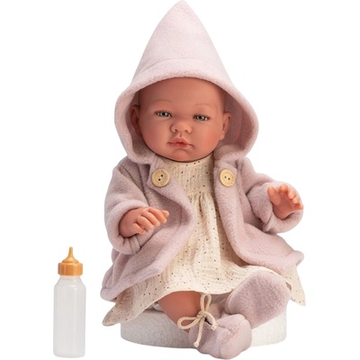 Asi Dolls Кукла-бебе Asi Dolls - Мария, с розово палто, 43 cm (0367850)