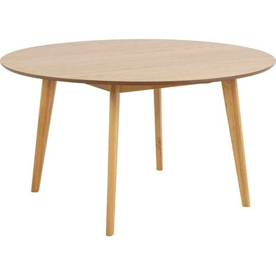 Actona Jídelní kulatý stůl Roxby 140 cm přírodní dub skandinávský minimalistický