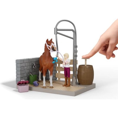 Schleich София комплект за миене на коне (42792)