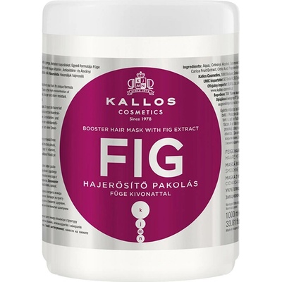 Kallos KJMN Professional Fig hĺbkovo vyživujúca maska na vlasy 1000 ml