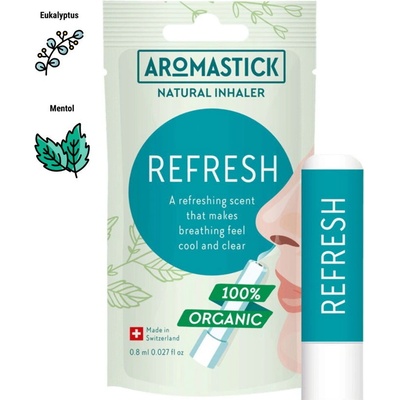 Aromastick Aromatická tyčinka přírodní inhalátor Svěžest