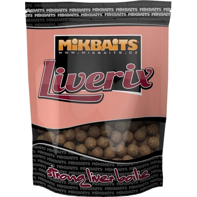 Mikbaits LiveriX boilies Mazaná Škeble 1 kg 24 mm