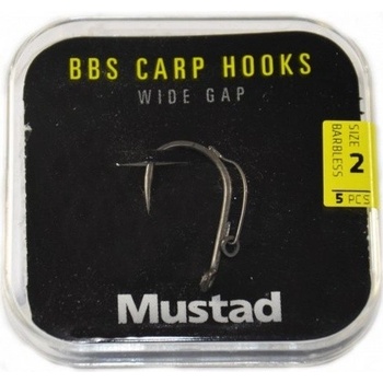 Mustad BBS Wide Gap bez protihrotu vel.6 5 ks