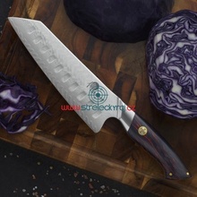 Dellinger Kuchařský nůž Santoku Kiritsuke volcano 180 mm