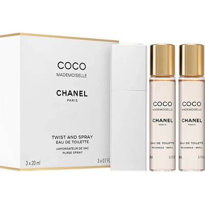 CHANEL Coco Mademoiselle Set подаръчен комплект с тоалетна вода 3x20мл за жени 1 бр