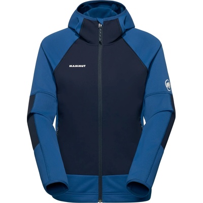 Mammut Дамско поларено яке Mammut Women's Massone ML Hooded Jacket Fleece jacket - Tschiel / Marine (105-7122-0212)