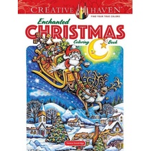 Creative Haven Enchanted Christmas Coloring Book