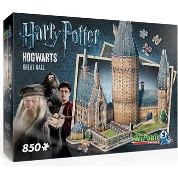 Wrebbit 3D puzzle Harry Potter Bradavice Velká síň 850 ks