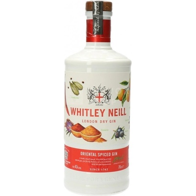 Whitley Neill Oriental Spiced Gin 43% 0,7 l (čistá fľaša)
