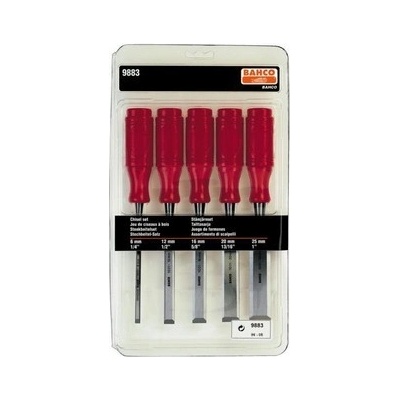 Sada dlát Bahco 5-dílná (6,12,16,20,25mm) 700g - BA-9883